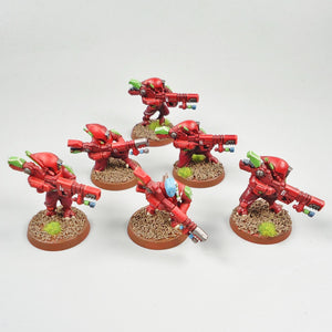 Tau Empire Troops x6 Painted and Based - Warhammer 40k - 40,000 - GW
