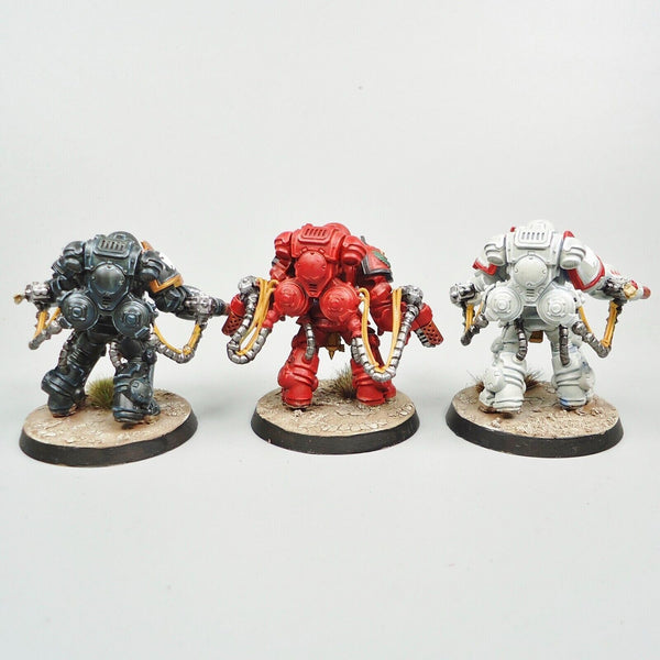 Primaris Aggressors x3 Painted - Warhammer 40k - Space Marines - Unnumbered Sons
