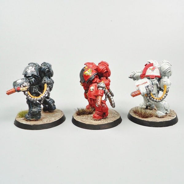 Primaris Aggressors x3 Painted - Warhammer 40k - Space Marines - Unnumbered Sons