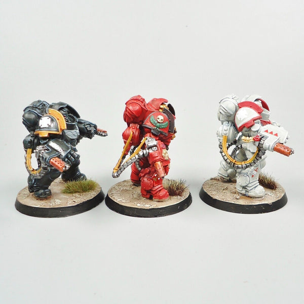 Primaris Aggressors x3 Painted - Warhammer 40k - Space Marines - Unnumbered Sons