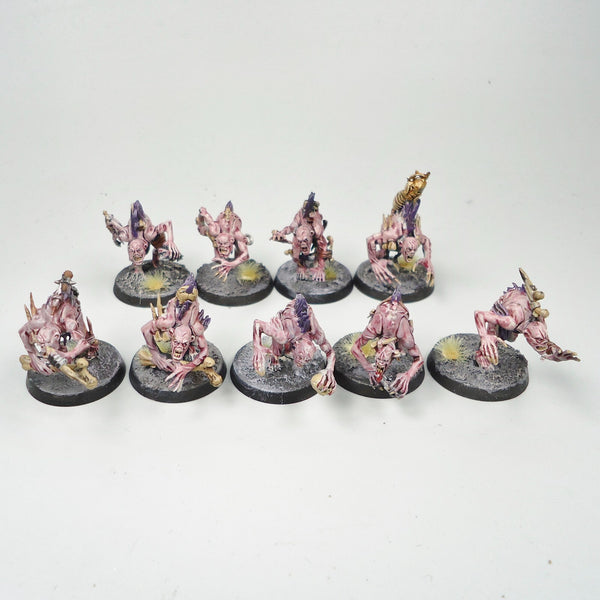 Flesh Eater Courts Crypt Ghouls x9 Painted -Warhammer Fantasy - Age of Sigmar