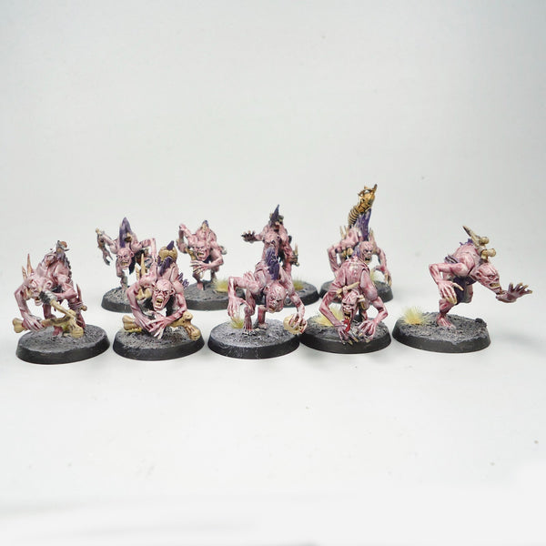 Flesh Eater Courts Crypt Ghouls x9 Painted -Warhammer Fantasy - Age of Sigmar