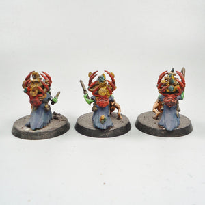 Sneaky Snufflers x3 Painted - Warhammer Fantasy - Age of Sigmar, Gloomspite Gitz
