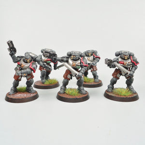 Space Marines Raven Guard Primaris Reivers x5 Painted - Warhammer 40k