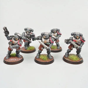 Space Marines Raven Guard Primaris Reivers x5 Painted - Warhammer 40k