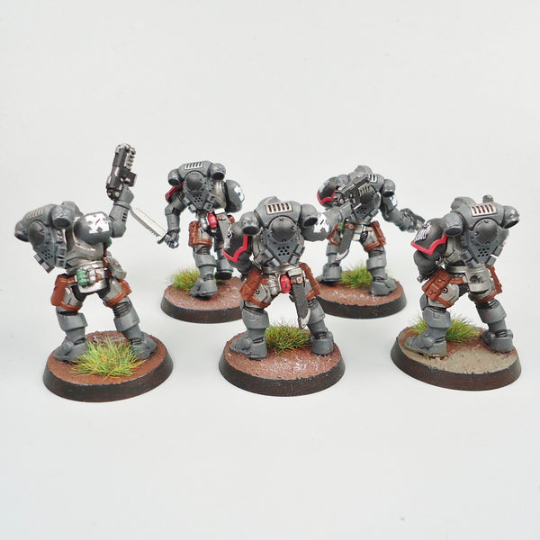 Space Marines Raven Guard Primaris Reivers x5 Painted - Warhammer 40k