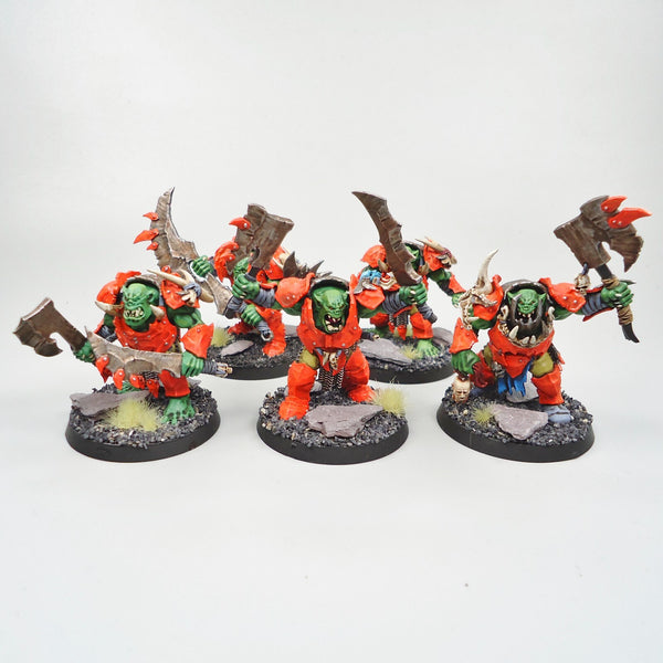 Orruk Warclans Ironjawz Brutes x5 Painted - Warhammer Fantasy - Age of Sigmar