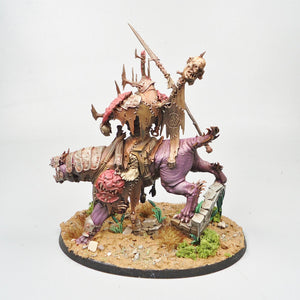 Kruleboyz Killaboss on Great Gnashtoof Painted - Warhammer Fantasy Age of Sigmar