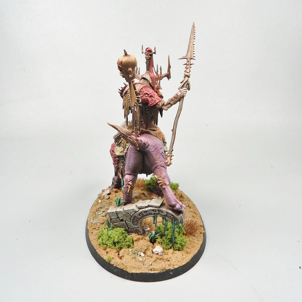 Kruleboyz Killaboss on Great Gnashtoof Painted - Warhammer Fantasy Age of Sigmar