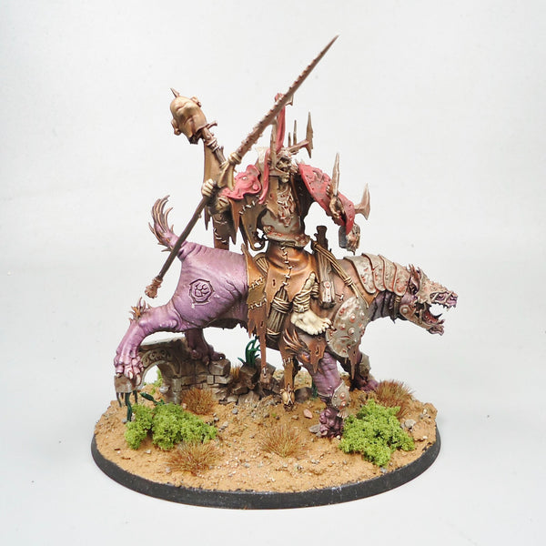 Kruleboyz Killaboss on Great Gnashtoof Painted - Warhammer Fantasy Age of Sigmar