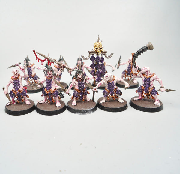 Hobgrot Slittaz x10 Painted -  Kruleboyz - Orruk Warhammer Fantasy Age of Sigmar