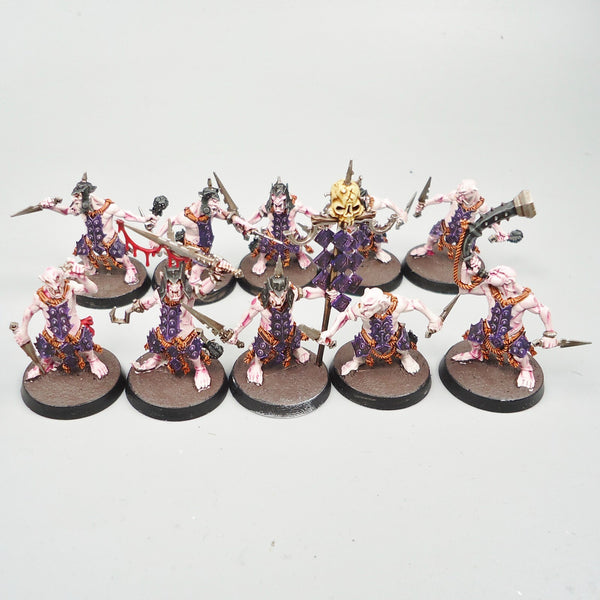 Hobgrot Slittaz x10 Painted -  Kruleboyz - Orruk Warhammer Fantasy Age of Sigmar