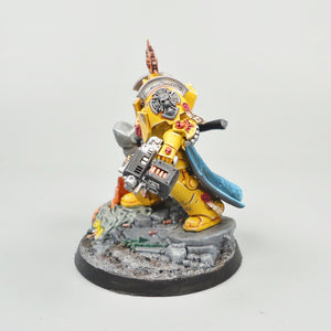 Imperial Fists Converted Captain Painted - Warhammer 40k Space Marines