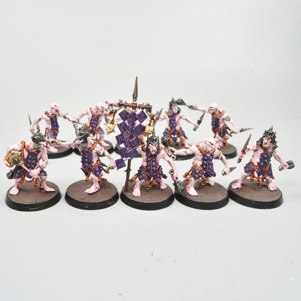 Hobgrot Slittaz x10 Painted - Kruleboyz - Orruk Warhammer Fantasy Age of Sigmar