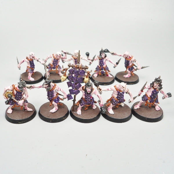 Hobgrot Slittaz x10 Painted - Kruleboyz - Orruk Warhammer Fantasy Age of Sigmar