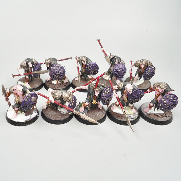 Gutrippaz x10 Painted - Kruleboyz - Orruk - Warhammer Fantasy - Age of Sigmar