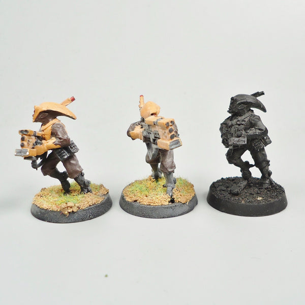 Tau Empire Pathfinders x3 Painted / Undercoated - Warhammer 40k Metal