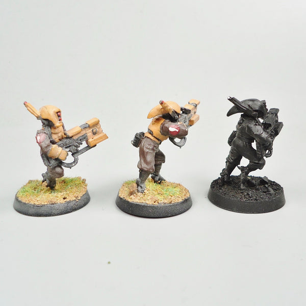 Tau Empire Pathfinders x3 Painted / Undercoated - Warhammer 40k Metal