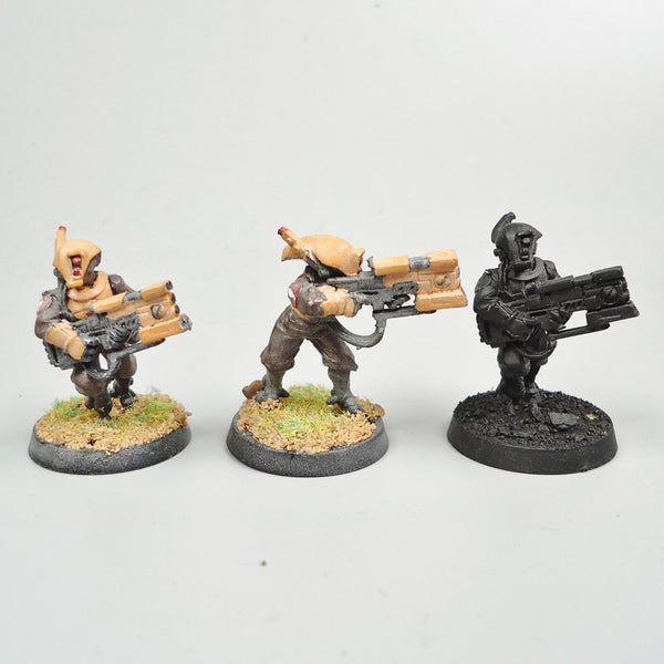 Tau Empire Pathfinders x3 Painted / Undercoated - Warhammer 40k Metal