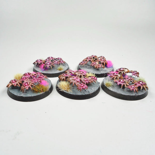 Necrons Scarab Bases x5 Painted - Warhammer 40k Army