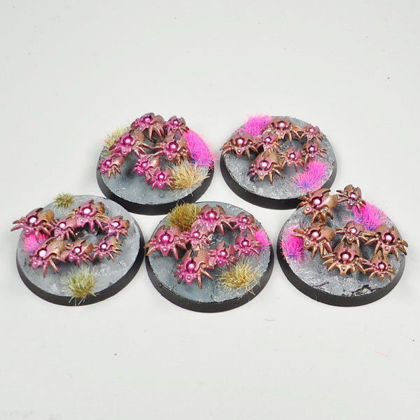 Necrons Scarab Bases x5 Painted - Warhammer 40k Army