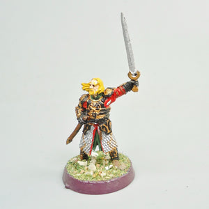 King Theoden Painted and Based - Warhammer LOTR - Lord Of The Rings