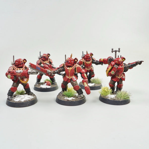 Astra Militarum Tempestus Scions x5 Painted -  Warhammer 40k Army Imperial Guard