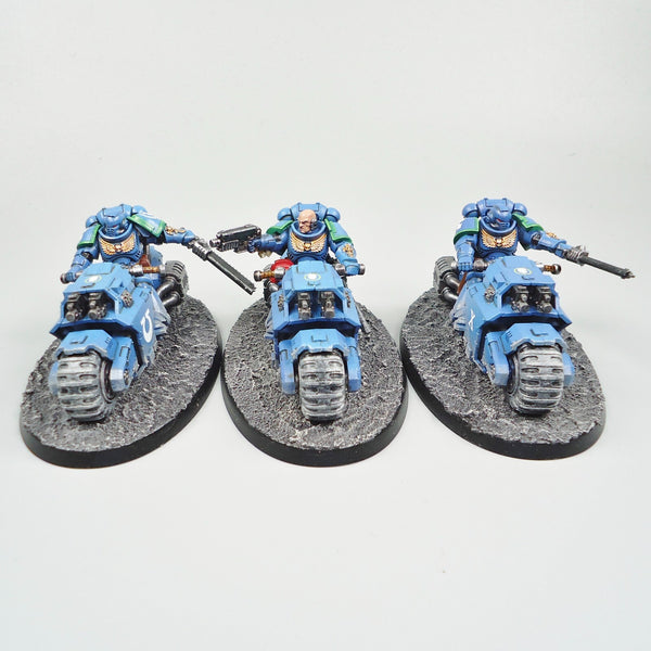 Ultramarines Outriders x3 Painted - Space Marines - Warhammer 40k - GW - 40,000