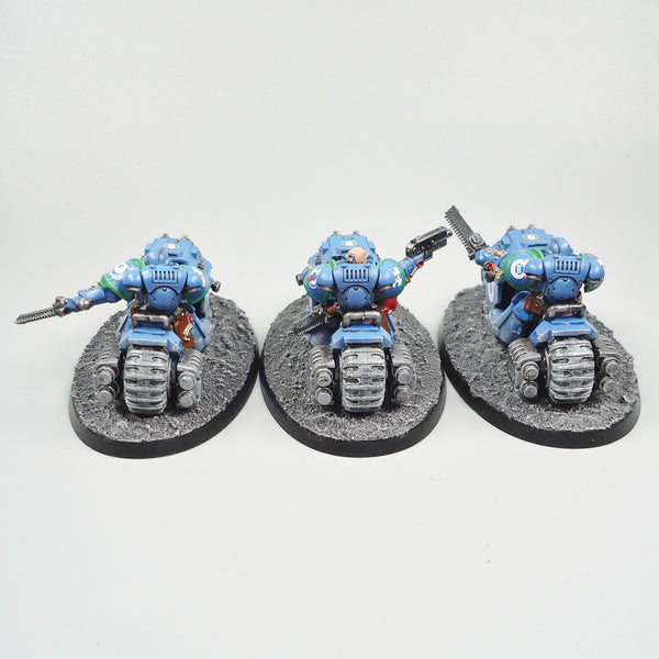 Ultramarines Outriders x3 Painted - Space Marines - Warhammer 40k - GW - 40,000