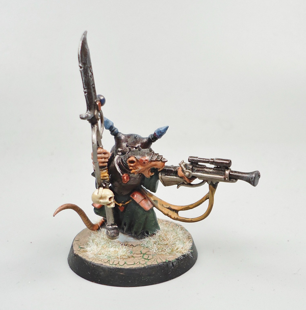 Skaven Warlock Engineer Painted - Warhammer Fantasy, Age of Sigmar, Old World