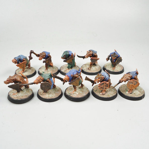 Skaven Clanrats x10 Painted - Warhammer Fantasy, Age of Sigmar, Old World