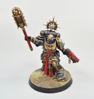 Space Marines Ultramarines Primaris Chaplain Painted - Warhammer 40k