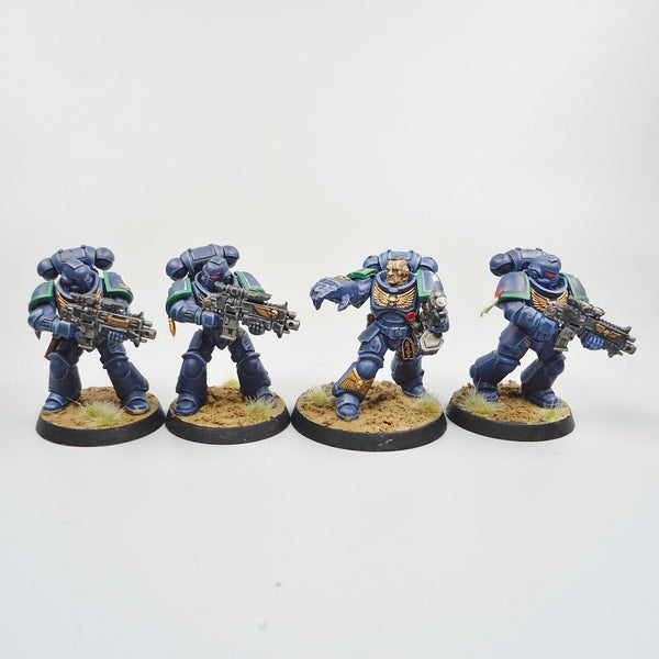 Warhammer 40k Ultramarines Intercessors x4 Painted - Space Marines
