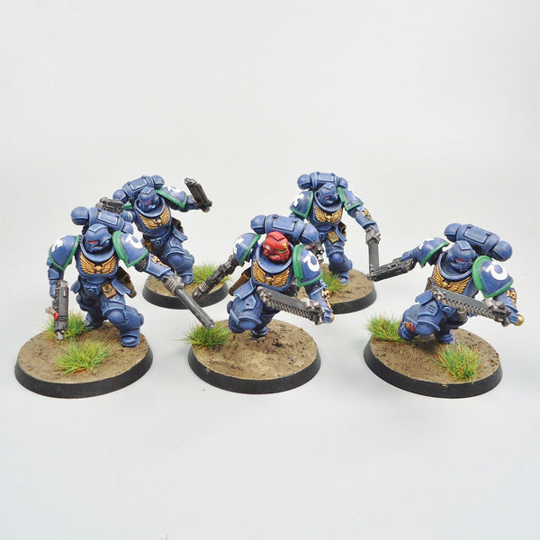 Warhammer 40k Ultramarines Assault Intercessors x5 Painted - Space Marines