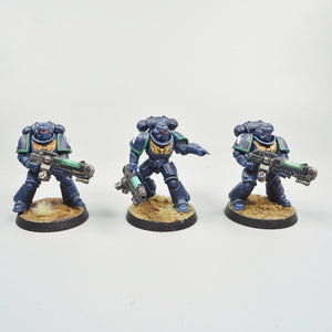 Warhammer 40k Ultramarines Hellblasters x5 Painted Space Marines