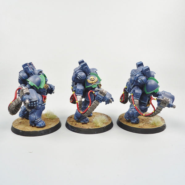 Warhammer 40k Space Marines Ultramarines Primaris Aggressors x3 Painted