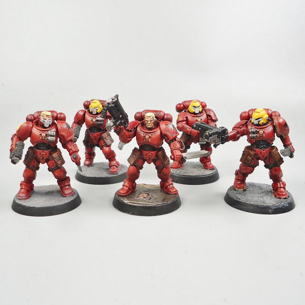 Blood Angels Reivers x5 Painted - Warhammer 40k Army Space Marines