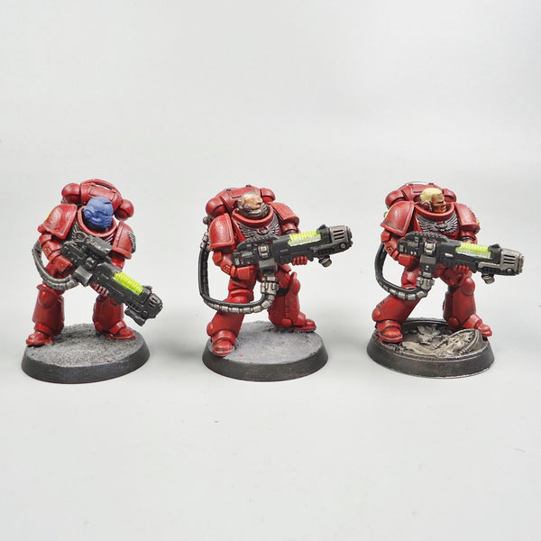 Blood Angels Hellblasters x5 Painted - Warhammer 40k Army Space Marines