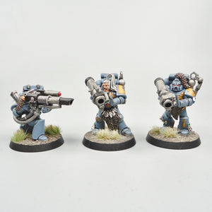 Space Wolves Heavy Weapons Marines x5 Painted - Warhammer 40k Army Space Marines
