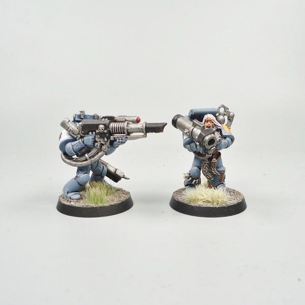 Space Wolves Heavy Weapons Marines x5 Painted - Warhammer 40k Army Space Marines
