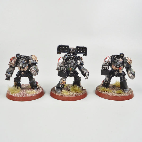Black Templars Terminators x5 Painted - Warhammer 40k Space Marines