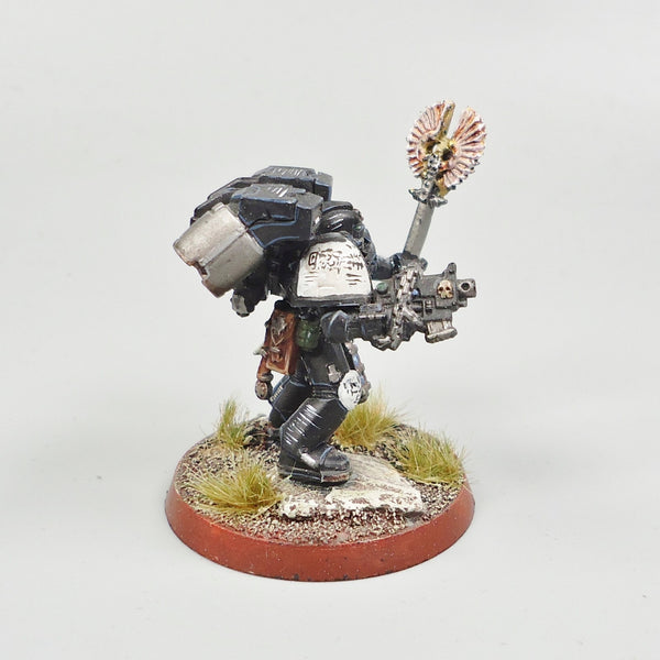 Black Templars Proxy Chaplain Conversion Painted - Warhammer 40k Space Marines