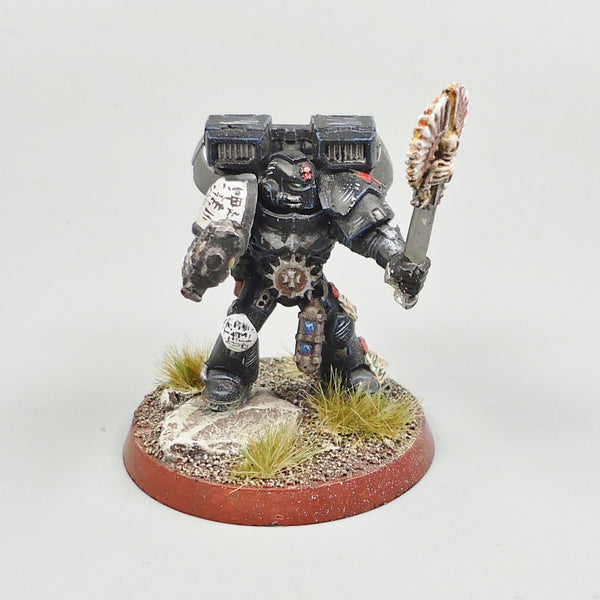 Black Templars Proxy Chaplain Conversion Painted - Warhammer 40k Space Marines