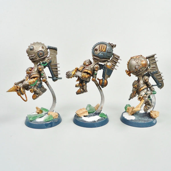 Kharadron Overlords Endrinriggers x3 Painted - Warhammer Age Of Sigmar