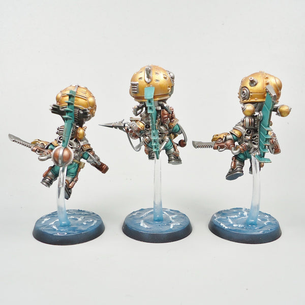 Kharadron Overlords Endrinriggers x3 Painted - Warhammer Age Of Sigmar