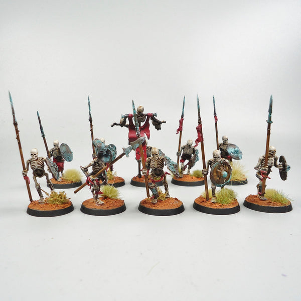 Soulblight Gravelords - Skeleton Warriors x10 Painted -Warhammer - Age of Sigmar