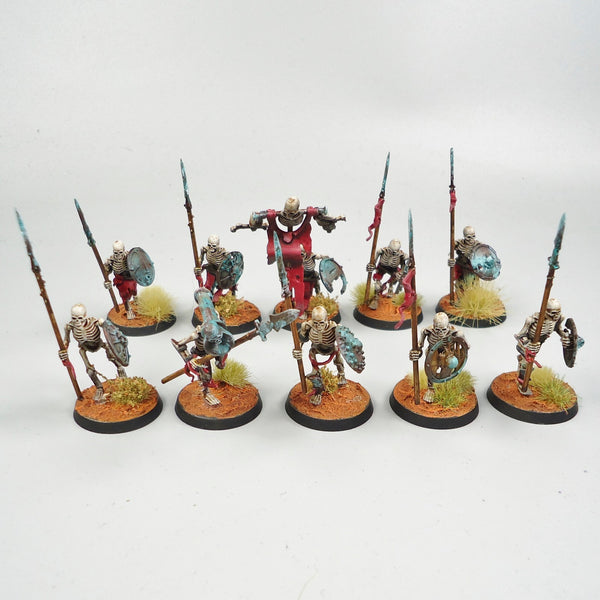 Soulblight Gravelords - Skeleton Warriors x10 Painted -Warhammer - Age of Sigmar