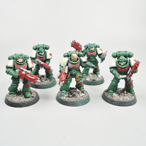 Dark Angels - Primaris Intercessors x5 Painted - Warhammer 40k - Space Marines