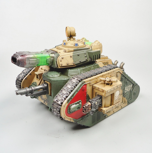 Warhammer 40k Army Astra Militarum Imperial Guard Leman Russ Painted