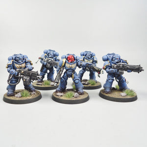 Ultramarines Heavy Intercessors x5 Painted - Warhammer 40k Army Space Marines